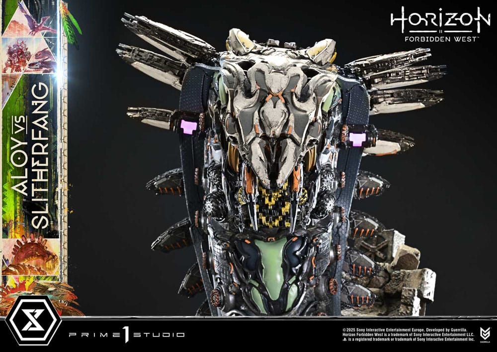Horizon Forbidden West Estatua Ultimate Diorama Masterline Series Aloy vs. The Slitherfang 82 cm