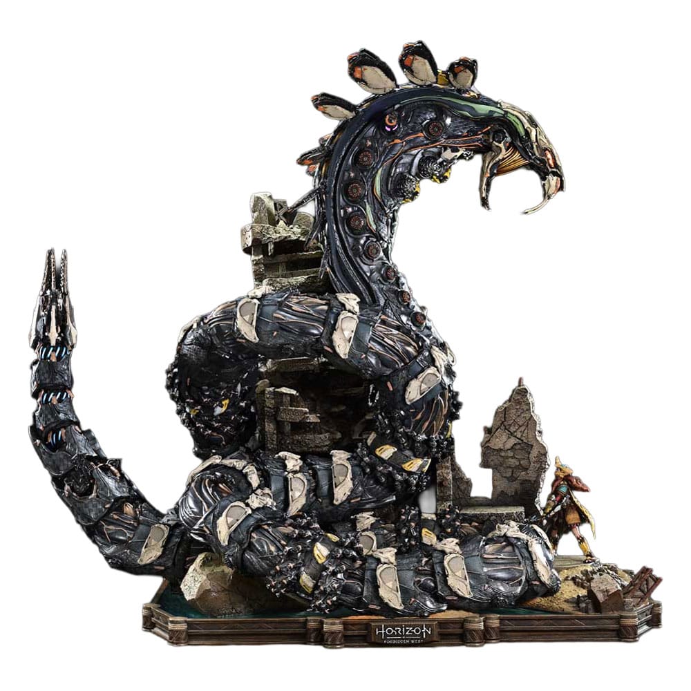 Horizon Forbidden West Estatua Ultimate Diorama Masterline Series Aloy vs. The Slitherfang Bonus Version 82 cm
