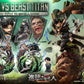 Attack on Titan Estatua Ultimate Premium Masterline Series 1/4 Levi Versus Beast Titan 73 cm