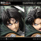Attack on Titan Estatua Ultimate Premium Masterline Series 1/4 Levi Versus Beast Titan 73 cm
