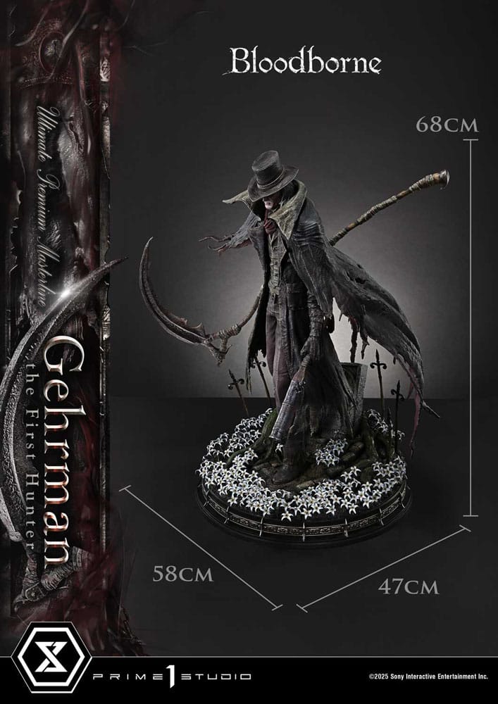 Bloodborne Estatua Ultimate Premium Masterline Series 1/4 Gehrman 68 cm