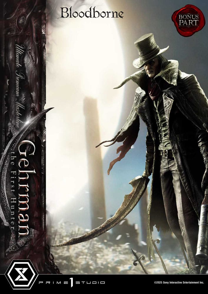Bloodborne Estatua Ultimate Premium Masterline Series 1/4 Gehrman Bonus Version 68 cm