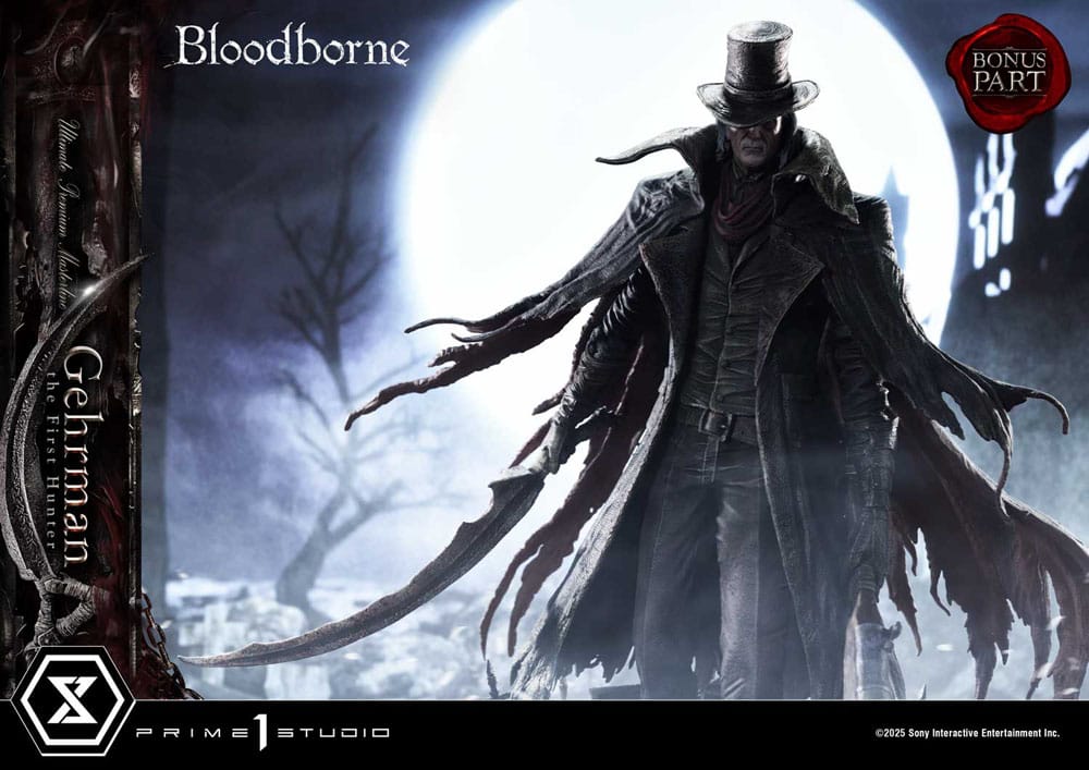 Bloodborne Estatua Ultimate Premium Masterline Series 1/4 Gehrman Bonus Version 68 cm