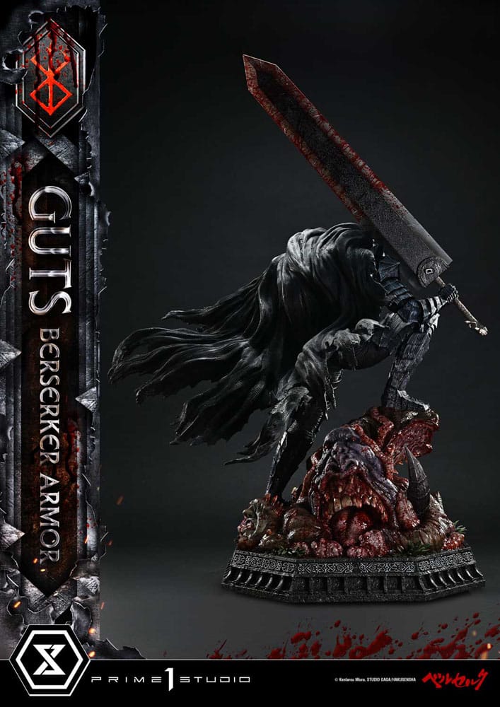 Berserk Estatua Ultimate Premium Masterline Series 1/4 Guts, Berserker Armor Grunbeld vs. Guts 94 cm