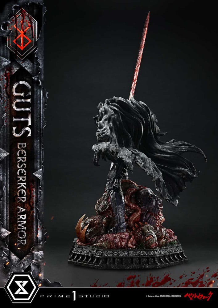 Berserk Estatua Ultimate Premium Masterline Series 1/4 Guts, Berserker Armor Grunbeld vs. Guts 94 cm