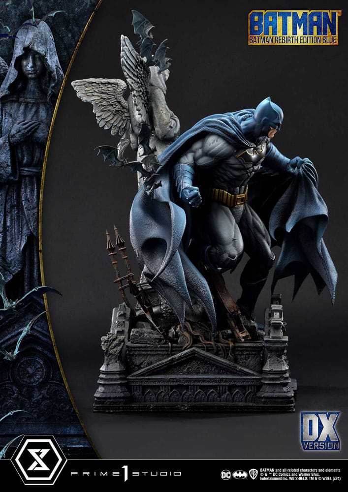 Batman Estatua Ultimate Premium Masterline Series 1/4 Batman Rebirth Edition Blue Deluxe Version 71 cm