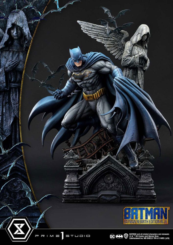 Batman Estatua Ultimate Premium Masterline Series 1/4 Batman Rebirth Edition Blue 71 cm