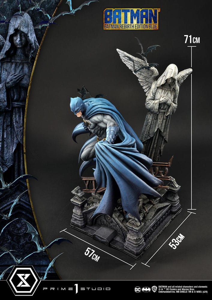Batman Estatua Ultimate Premium Masterline Series 1/4 Batman Rebirth Edition Blue 71 cm