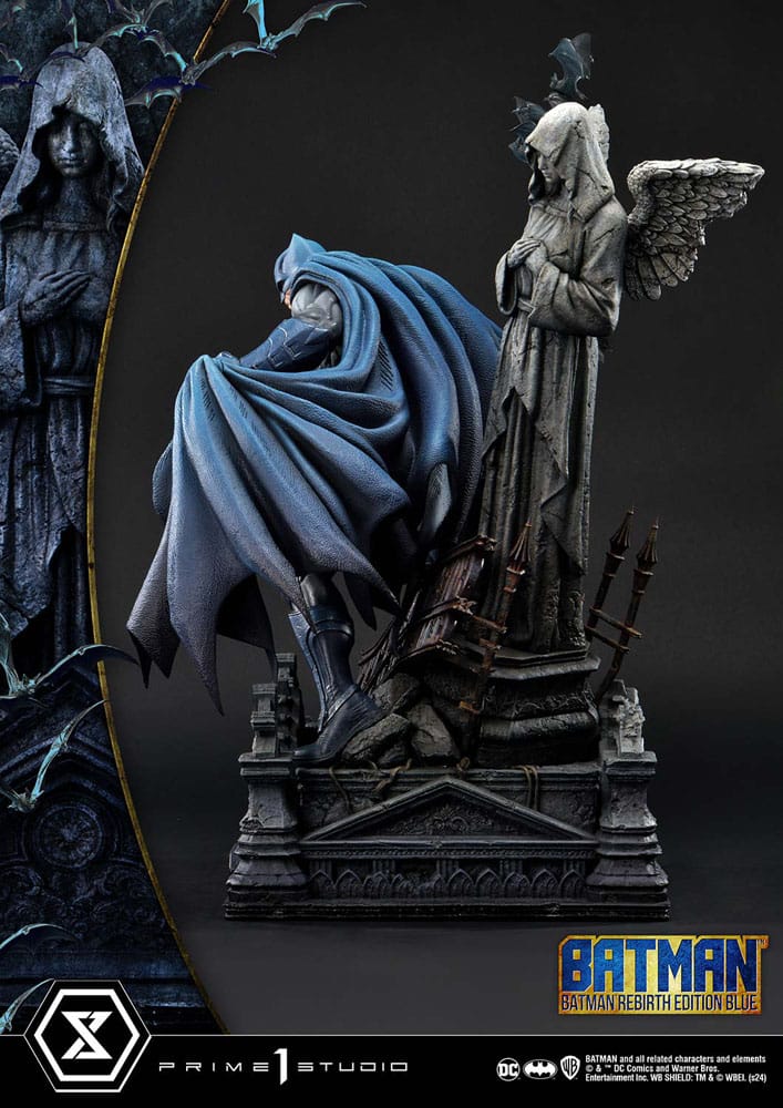 Batman Estatua Ultimate Premium Masterline Series 1/4 Batman Rebirth Edition Blue 71 cm