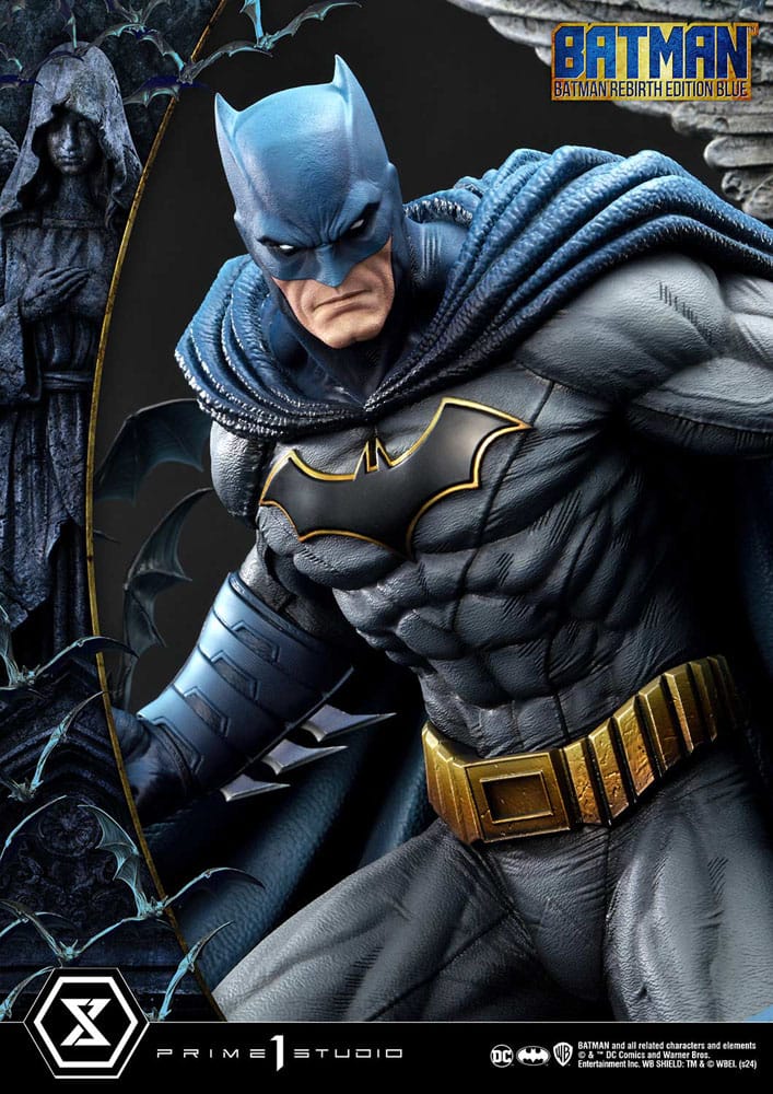 Batman Estatua Ultimate Premium Masterline Series 1/4 Batman Rebirth Edition Blue 71 cm