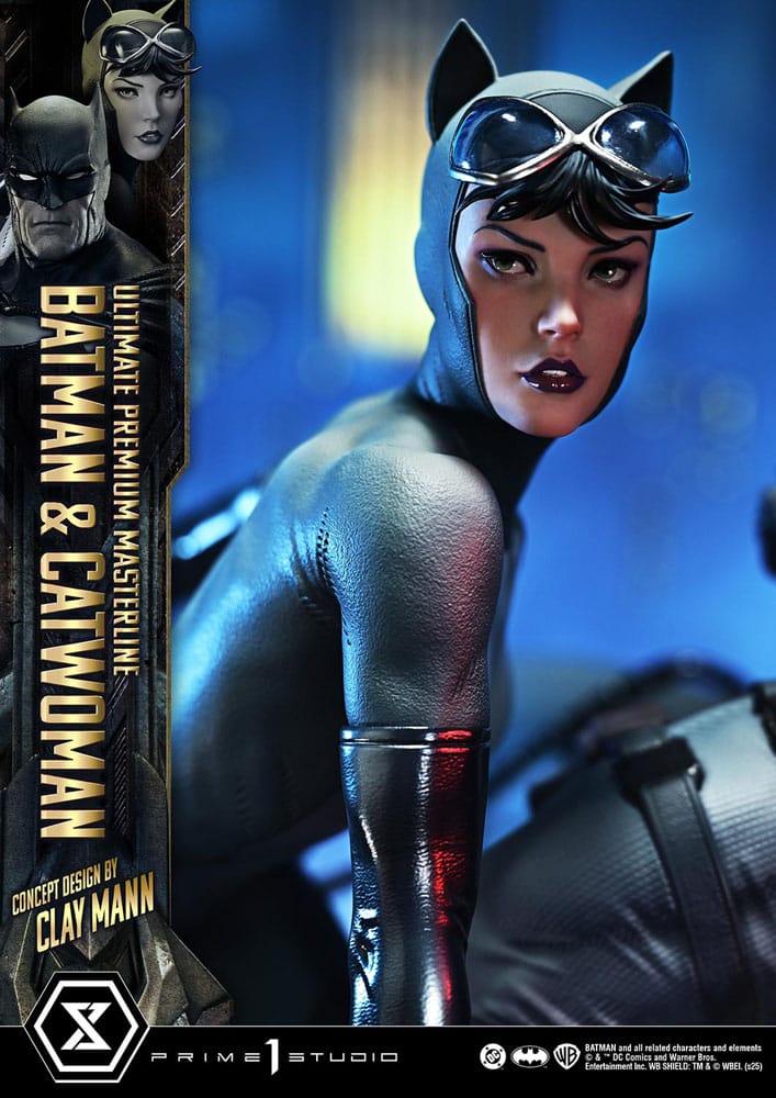 DC Comics Estatua Ultimate Premium Masterline Series 1/4 Batman & Catwoman (Concept Design by Clay Mann) 56 cm