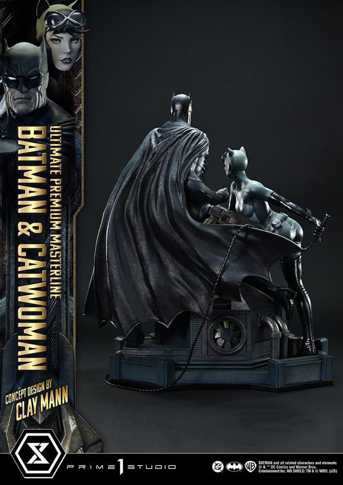DC Comics Estatua Ultimate Premium Masterline Series 1/4 Batman & Catwoman (Concept Design by Clay Mann) 56 cm