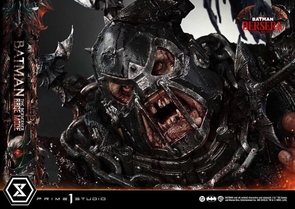 DC Comics Estatua Ultimate Premium Masterline Series 1/4 Batman (Comics) Batman: The Berserker Rage Mode 82 cm