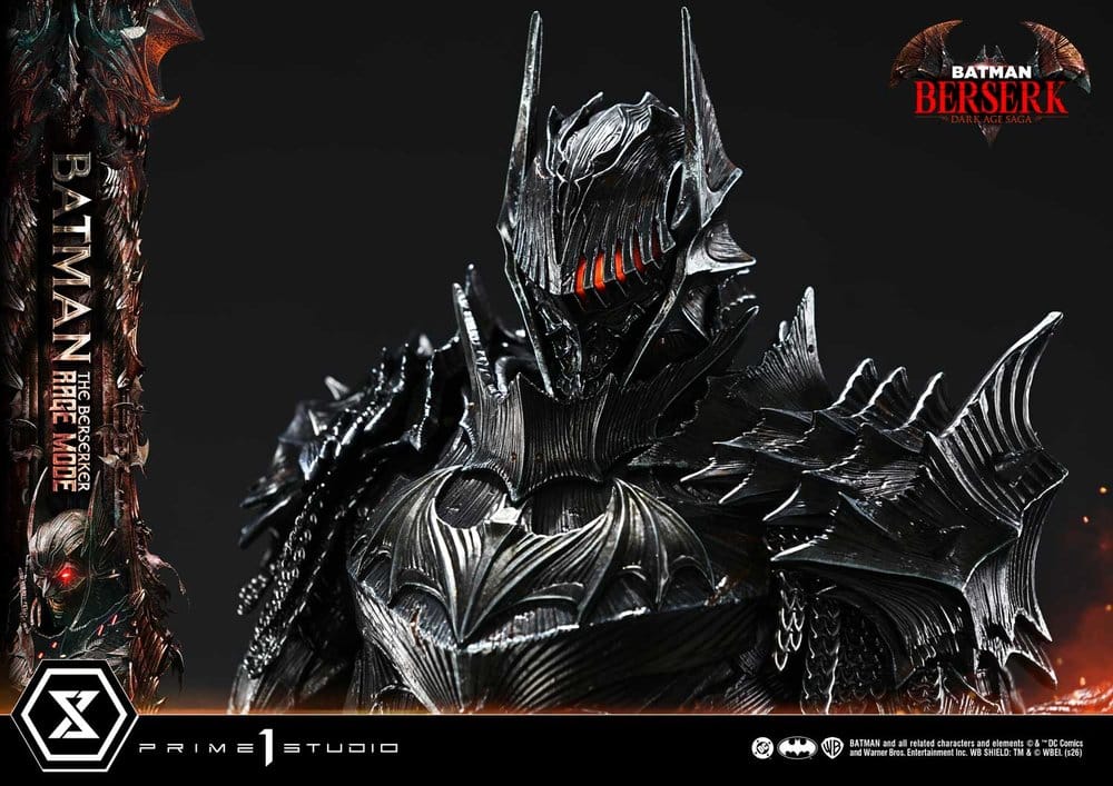 DC Comics Estatua Ultimate Premium Masterline Series 1/4 Batman (Comics) Batman: The Berserker Rage Mode 82 cm