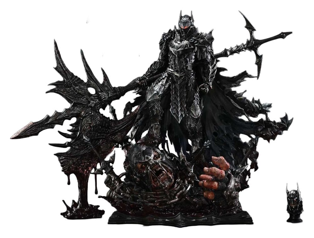 DC Comics Estatua Ultimate Premium Masterline Series 1/4 Batman (Comics) Batman: The Berserker Rage Mode Deluxe Version 93 cm