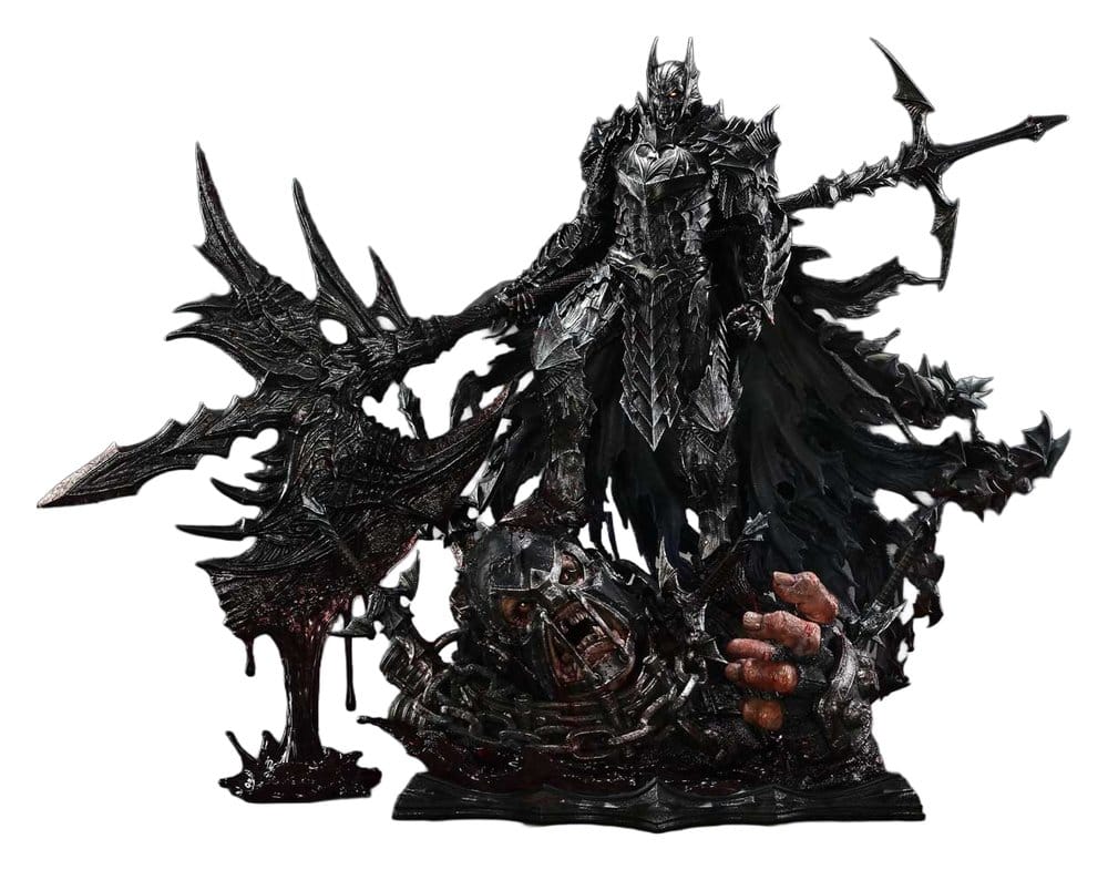 DC Comics Estatua Ultimate Premium Masterline Series 1/4 Batman (Comics) Batman: The Berserker Rage Mode DX Bonus Version 93 cm