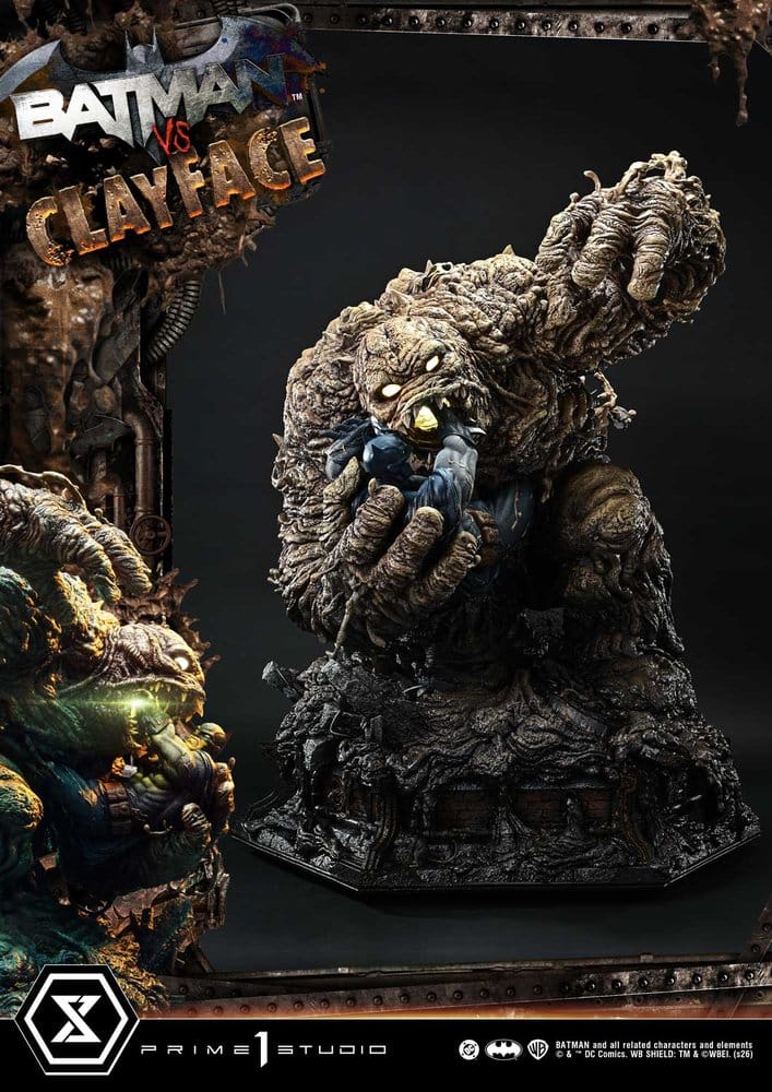 DC Comics Ultimate Premium Masterline Series Estatua 1/4 Batman VS Clayface 83 cm