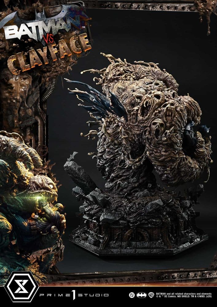 DC Comics Ultimate Premium Masterline Series Estatua 1/4 Batman VS Clayface 83 cm