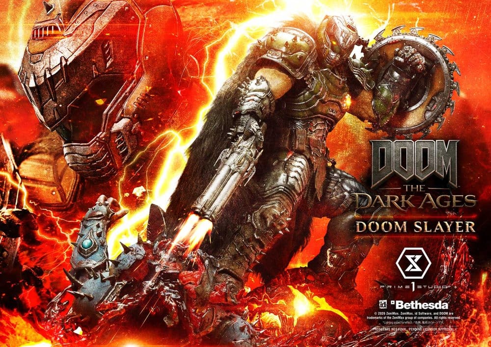 DOOM: The Dark Ages Estatua Ultimate Premium Masterline Series 1/4 DOOM Slayer 77 cm