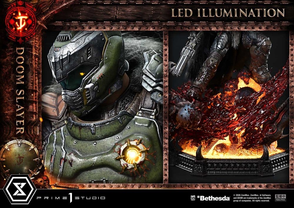 DOOM: The Dark Ages Estatua Ultimate Premium Masterline Series 1/4 DOOM Slayer 77 cm