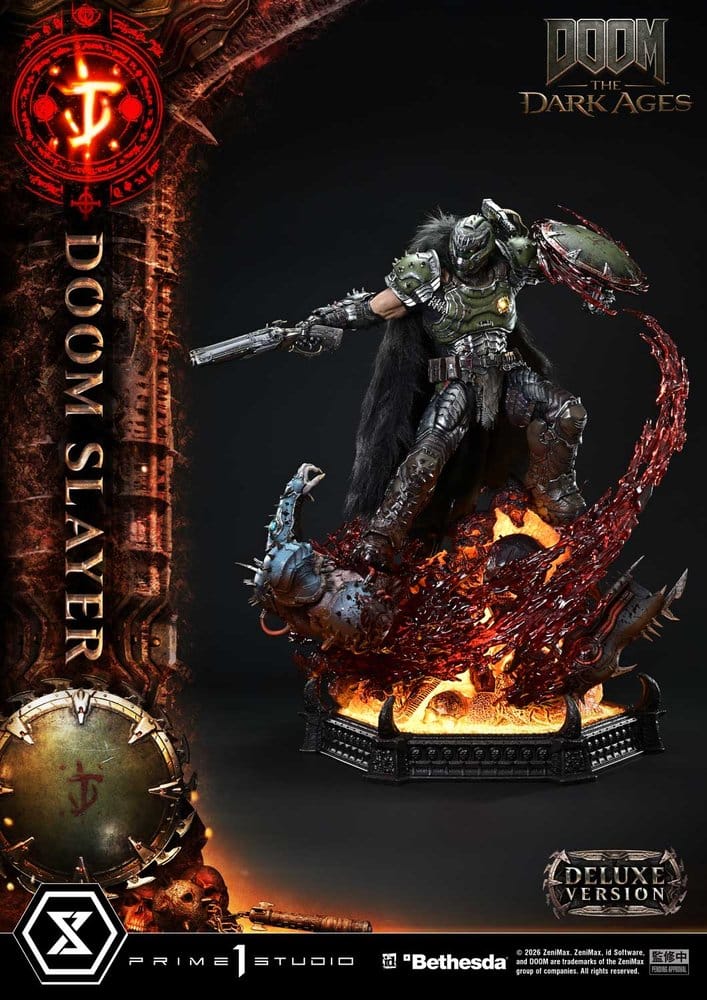 DOOM: The Dark Ages Estatua Ultimate Premium Masterline Series 1/4 DOOM Slayer Deluxe Version 77 cm