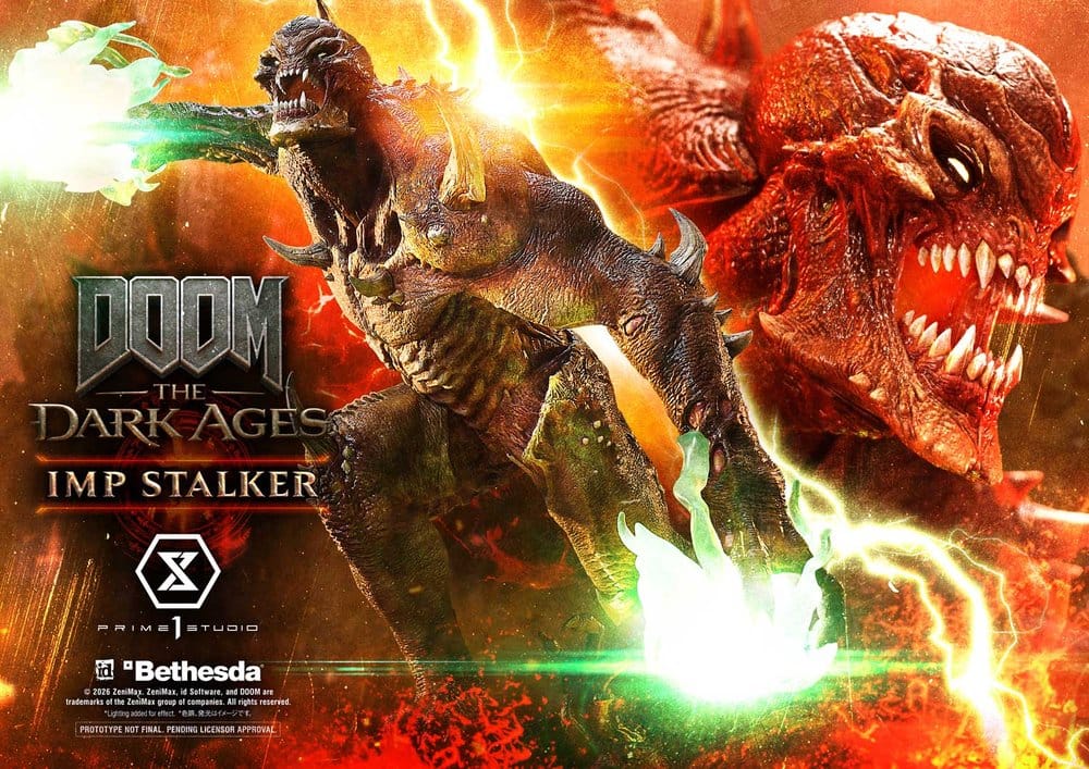 DOOM: The Dark Ages Estatua Ultimate Premium Masterline Series 1/4 Imp Stalker 77 cm