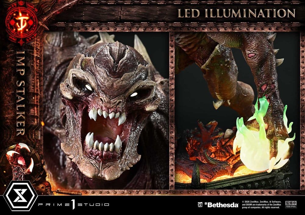 DOOM: The Dark Ages Estatua Ultimate Premium Masterline Series 1/4 Imp Stalker 77 cm