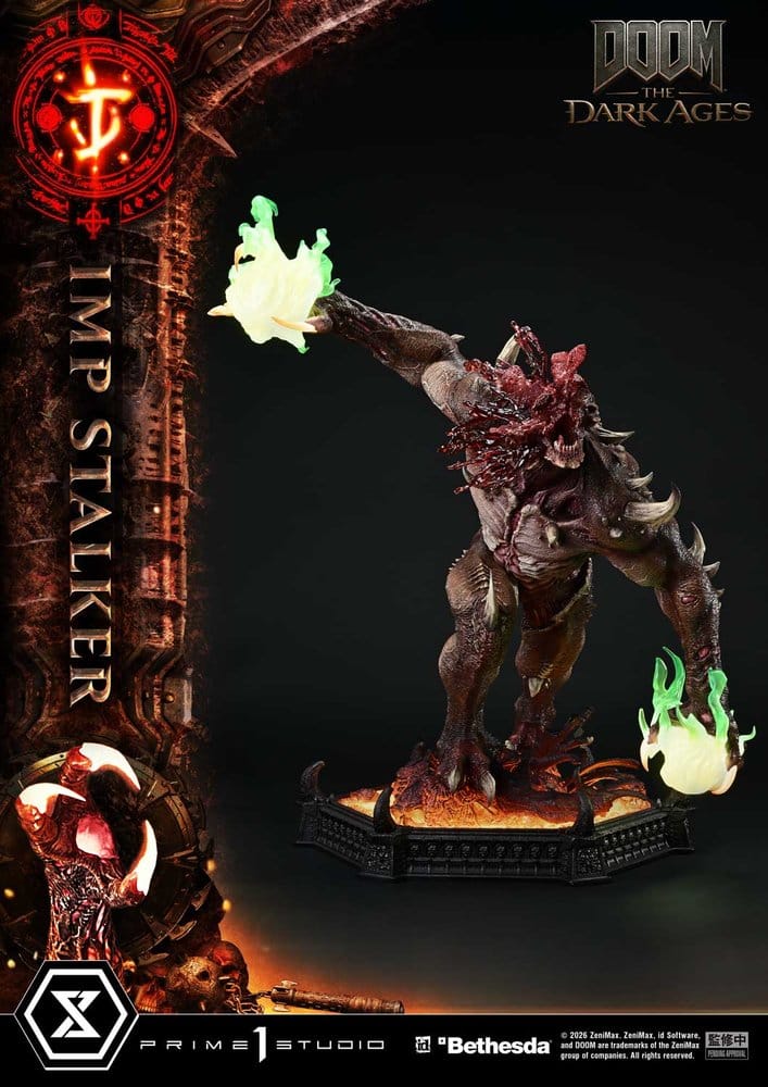 DOOM: The Dark Ages Estatua Ultimate Premium Masterline Series 1/4 Imp Stalker 77 cm