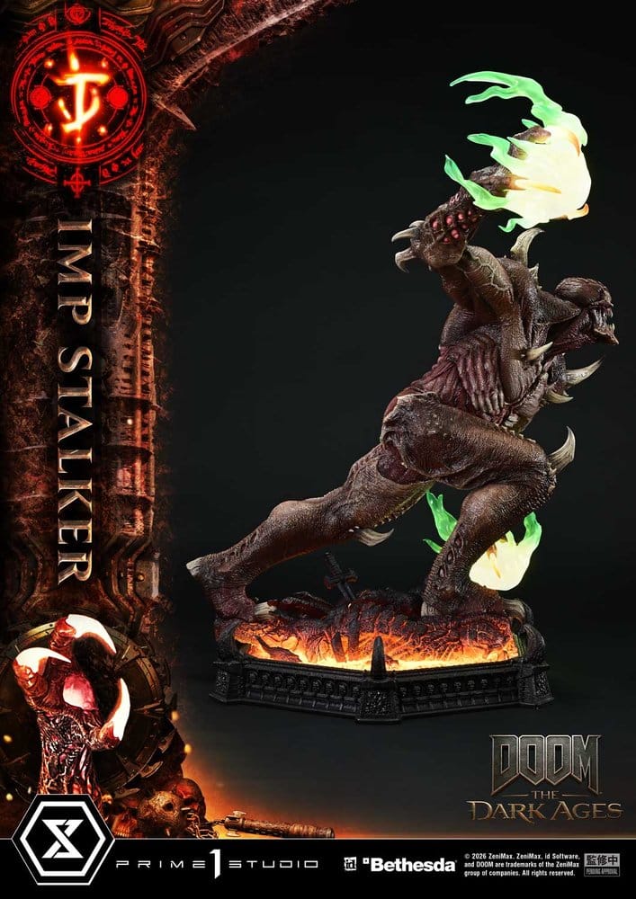 DOOM: The Dark Ages Estatua Ultimate Premium Masterline Series 1/4 Imp Stalker 77 cm