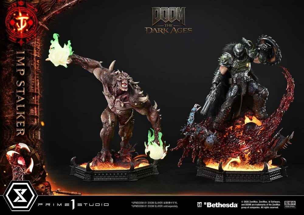DOOM: The Dark Ages Estatua Ultimate Premium Masterline Series 1/4 Imp Stalker 77 cm