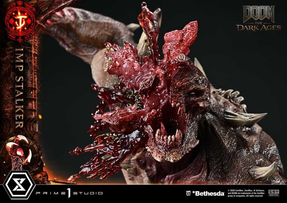 DOOM: The Dark Ages Estatua Ultimate Premium Masterline Series 1/4 Imp Stalker Bonus Version 77 cm