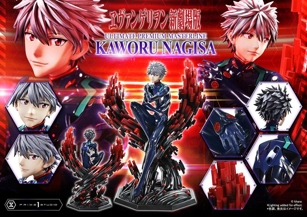 Neon Genesis Evangelion Estatua Ultimate Premium Masterline Series 1/4 Kaworu Nagisa Bonus Ver. 47 cm