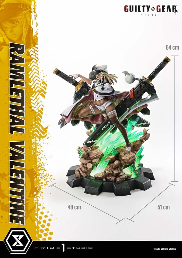 Guilty Gear Strive Estatua Ultimate Premium Masterline Series 1/4 Ramlethal Valentine 64 cm