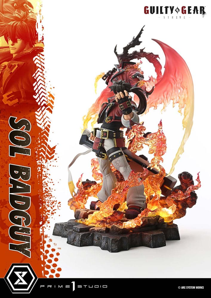 Guilty Gear Strive Estatua Ultimate Premium Masterline Series 1/4 Sol Badguy Version 82 cm