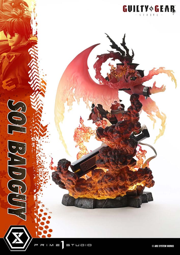 Guilty Gear Strive Estatua Ultimate Premium Masterline Series 1/4 Sol Badguy Version 82 cm