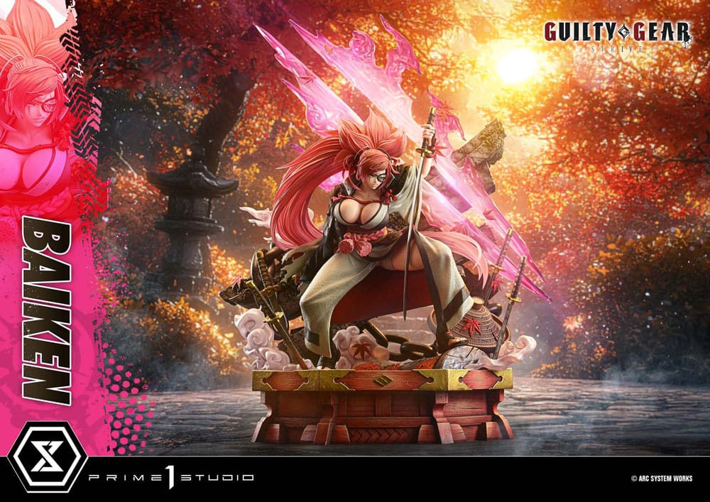 Guilty Gear Strive Estatua Ultimate Premium Masterline Series 1/4 Baiken  80 cm