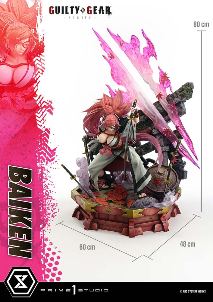 Guilty Gear Strive Estatua Ultimate Premium Masterline Series 1/4 Baiken  80 cm