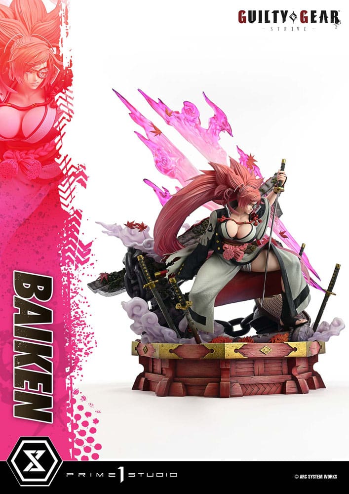 Guilty Gear Strive Estatua Ultimate Premium Masterline Series 1/4 Baiken  80 cm