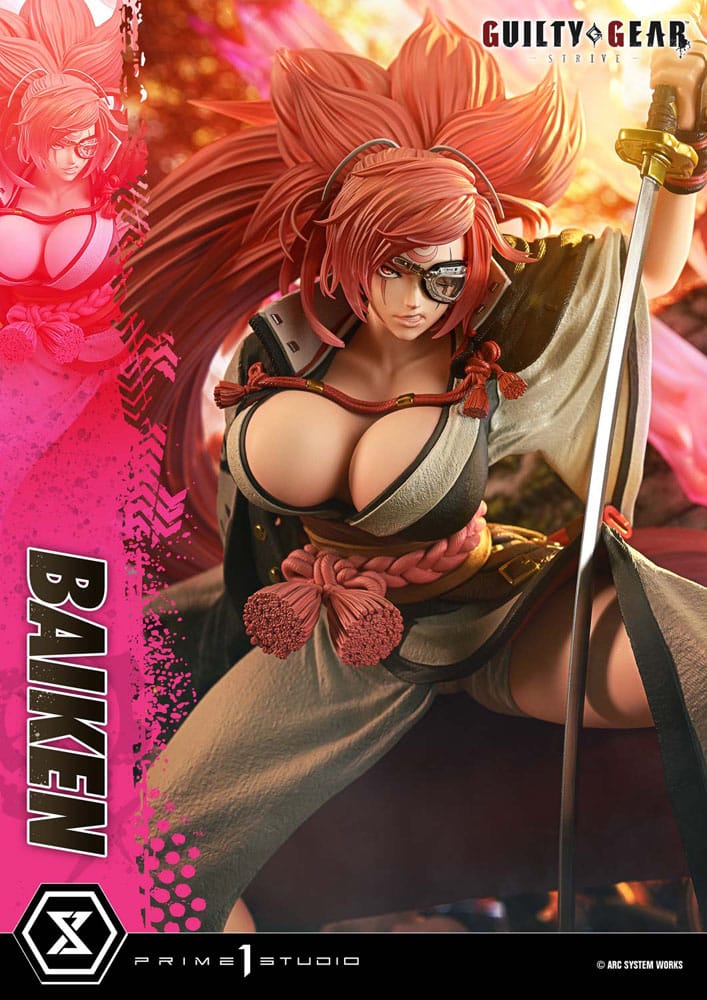 Guilty Gear Strive Estatua Ultimate Premium Masterline Series 1/4 Baiken Bonus Version 80 cm