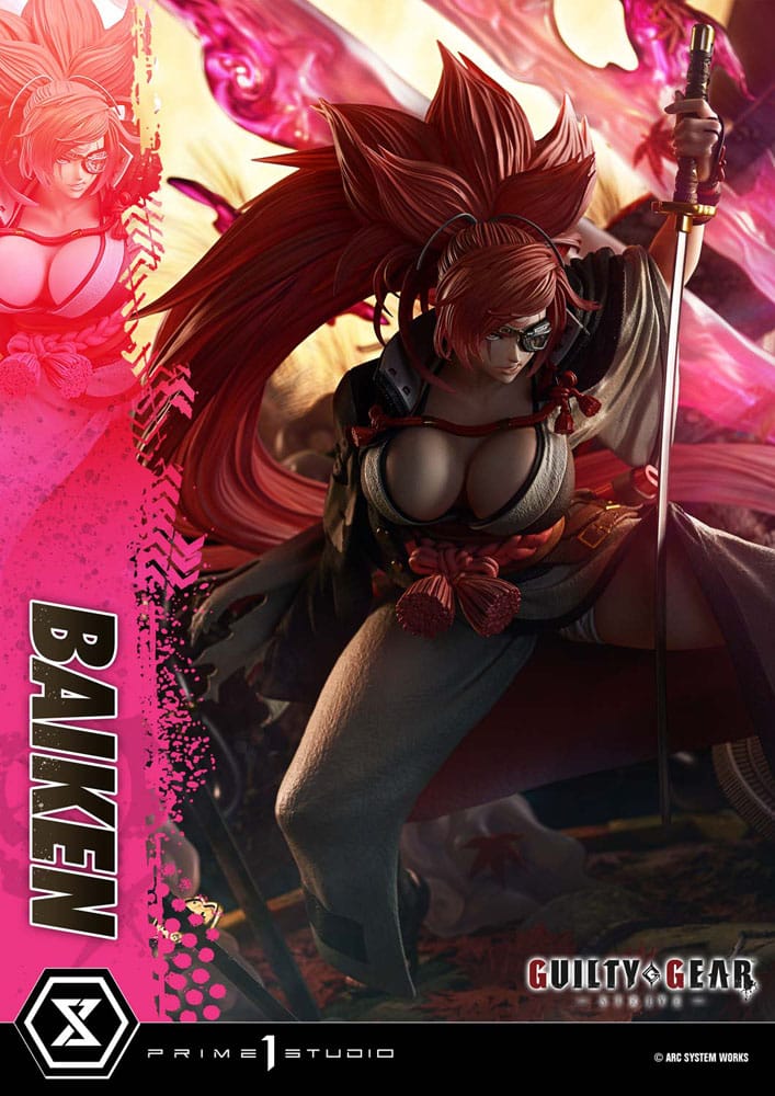 Guilty Gear Strive Estatua Ultimate Premium Masterline Series 1/4 Baiken Bonus Version 80 cm