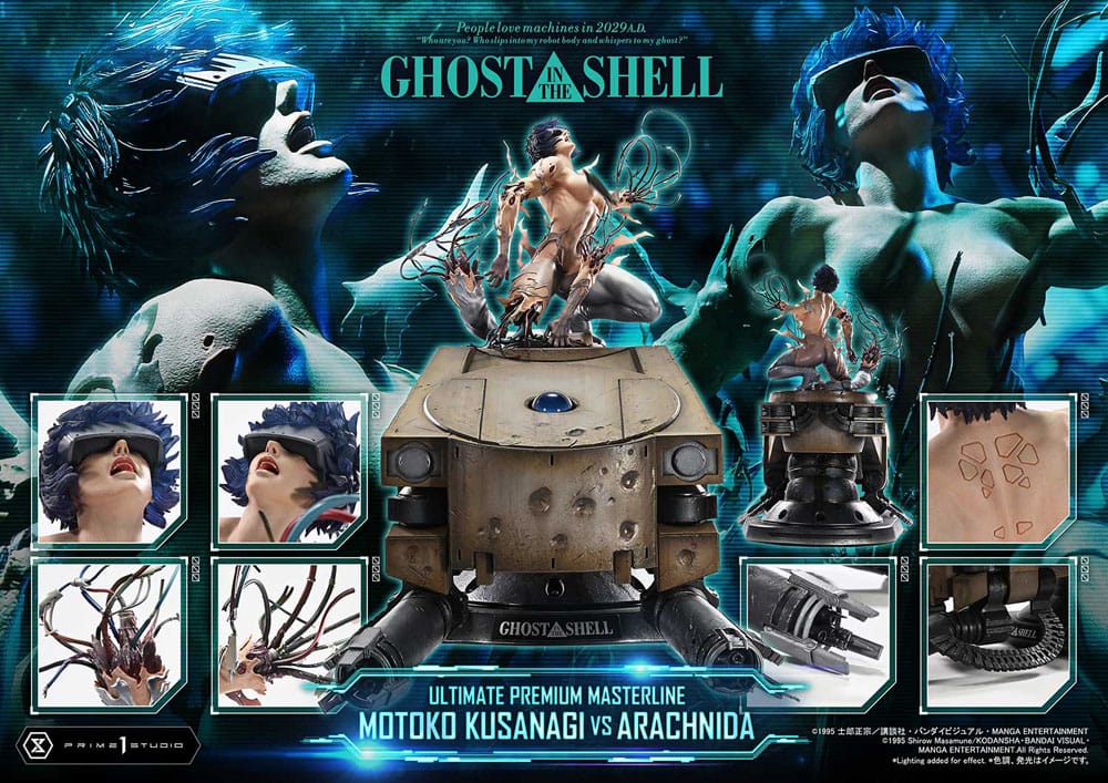 Ghost in the Shell Estatua Ultimate Premium Masterline Series 1/4 Motoko Kusanagi vs Arachnida 68 cm