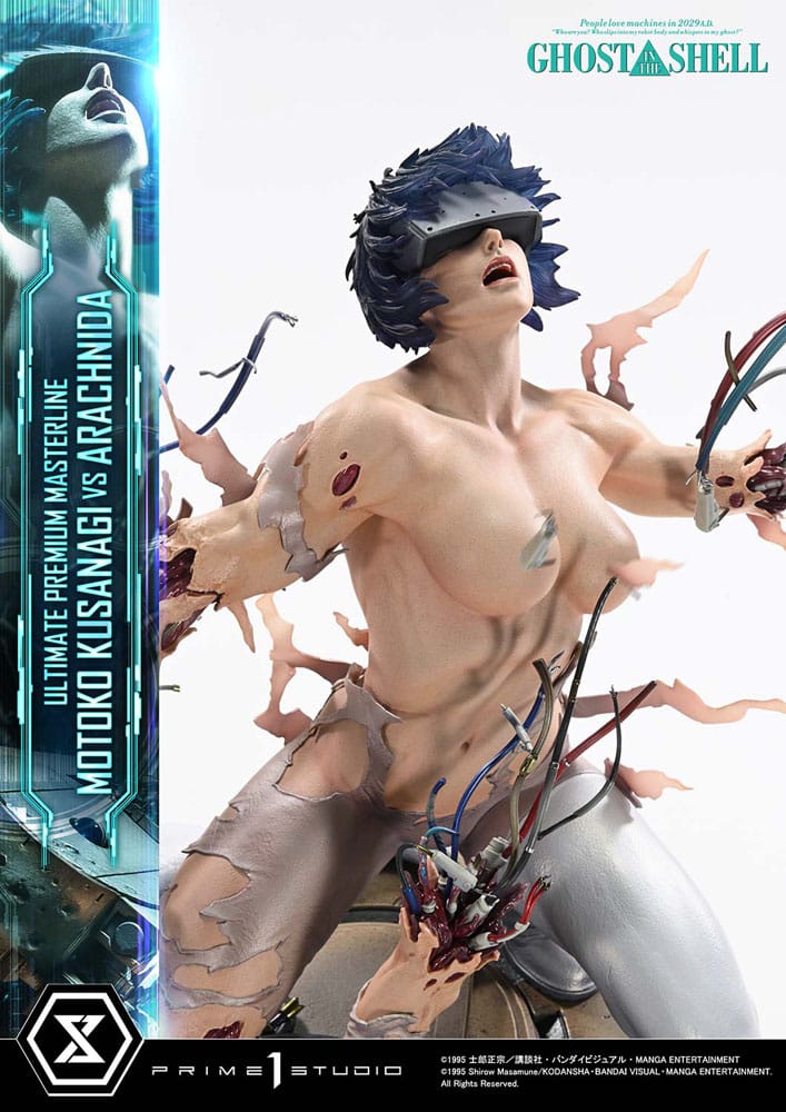 Ghost in the Shell Estatua Ultimate Premium Masterline Series 1/4 Motoko Kusanagi vs Arachnida 68 cm