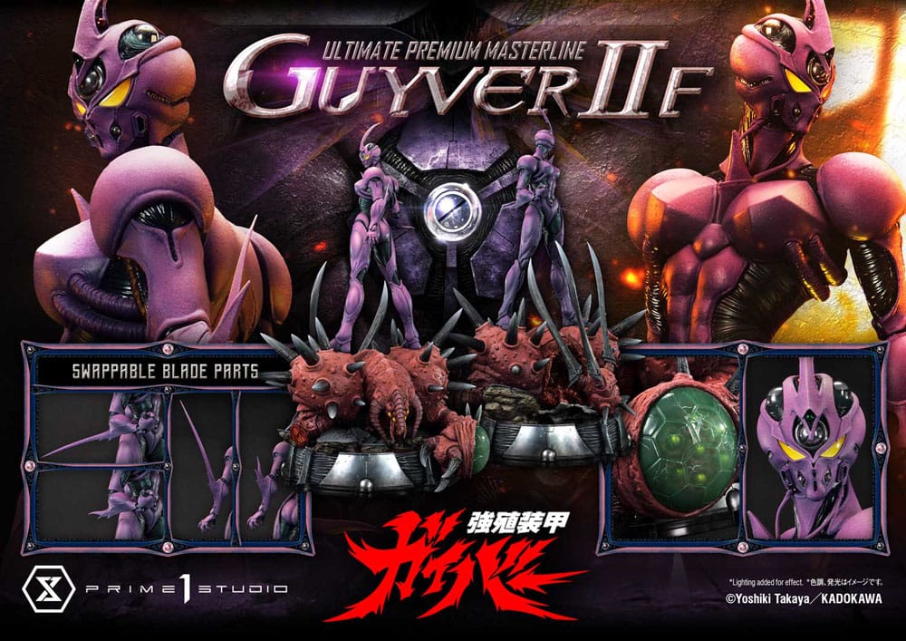 Guyver The Bioboosted Armor Ultimate Premium Masterline Estatua Guyver II F(Female) 88 cm
