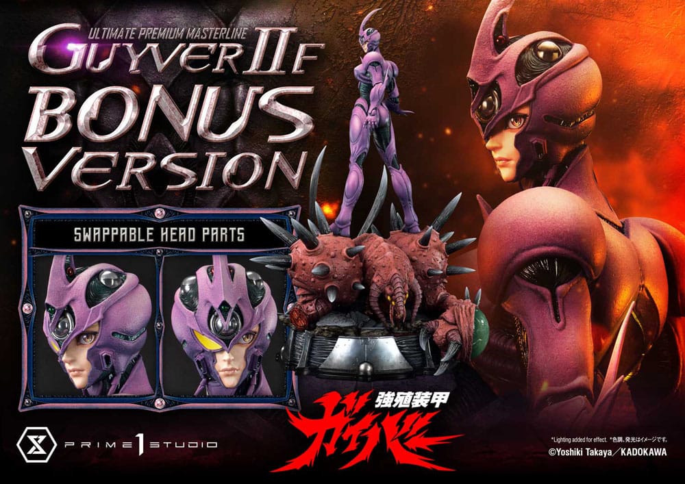 Guyver The Bioboosted Armor Ultimate Premium Masterline Estatua Guyver II F(Female) Bonus Version 88 cm