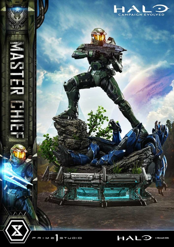 Halo Ultimate Premium Masterline Series Estatua 1/4 Campaign Evolved Master Chief 78 cm