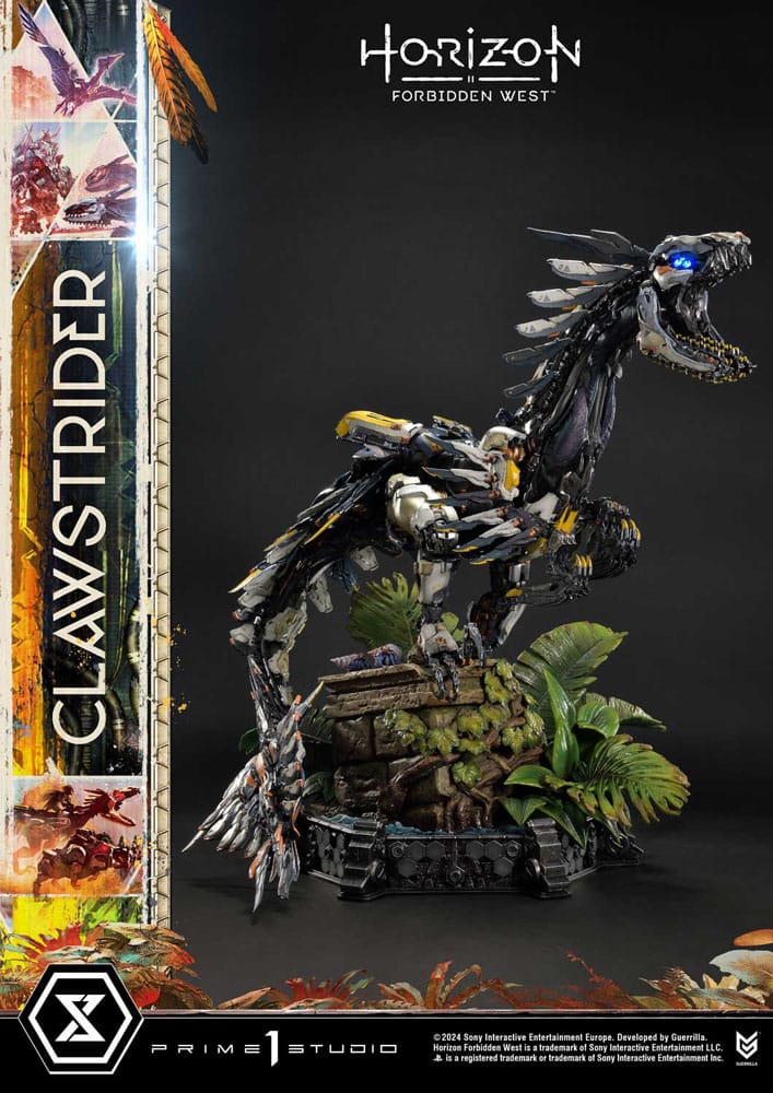 Horizon Forbidden West Estatua Ultimate Premium Masterline Series 1/4 Clawstrider Bonus Version 68 cm