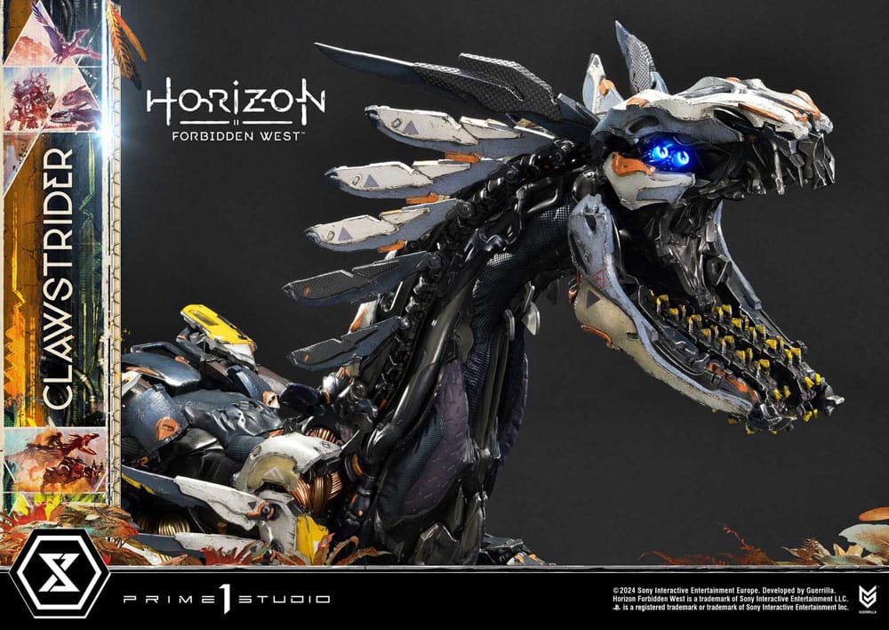 Horizon Forbidden West Estatua Ultimate Premium Masterline Series 1/4 Clawstrider Bonus Version 68 cm