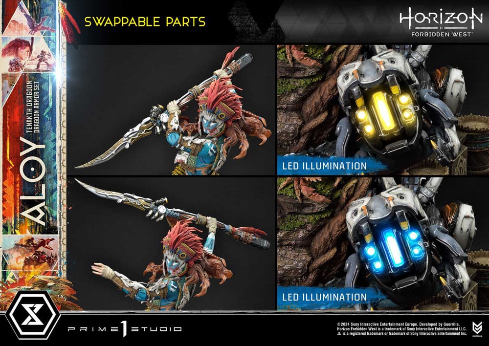 Horizon Forbidden West Estatua Ultimate Premium Masterline Series 1/4 Aloy Bonus Version 69 cm