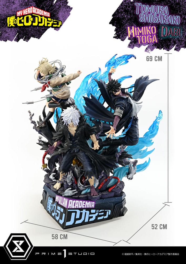 My Hero Academia Estatua Ultimate Premium Masterline Tomura Tomura Shigaraki, Dabi & Himiko Toga 69 cm
