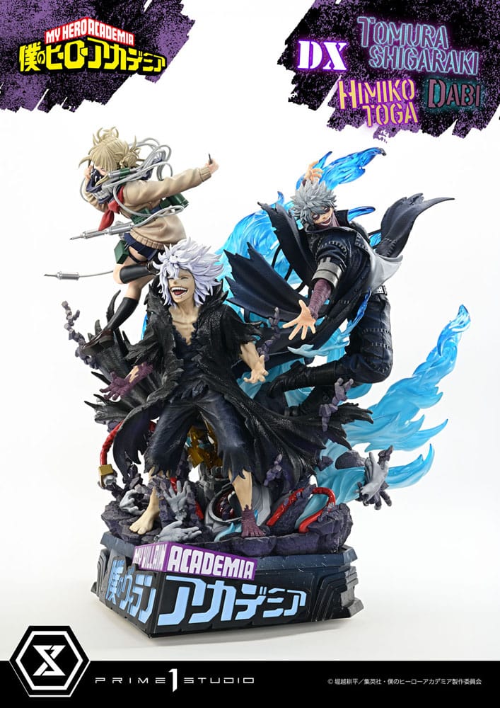 My Hero Academia Estatua Ultimate Premium Masterline Tomura Tomura Shigaraki, Dabi & Himiko Toga Deluxe Version 69 cm